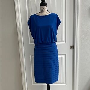 Adrianna Papell Royal Blue Pencil Dress